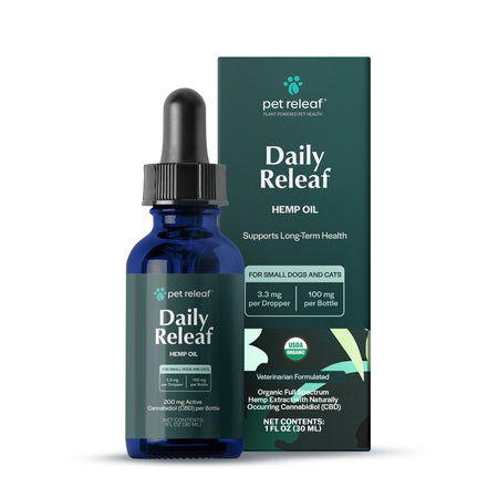 Pet Releaf Daily Releaf Hemp Oil, 1 oz.